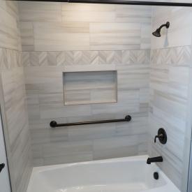 Valley Bath & Laundry Combo Finished Shower After 1